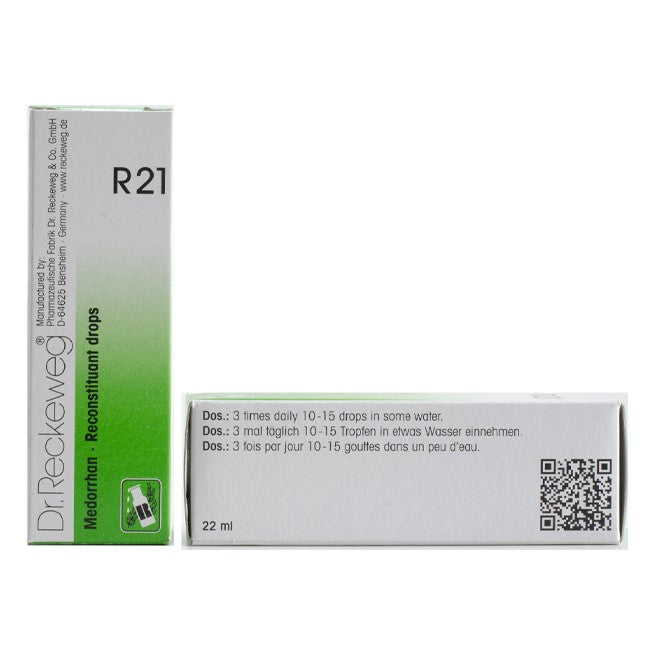 Dr Reckeweg R21 (Medorrhan-Reconstituant Drops) (22ml, Pack of 1)