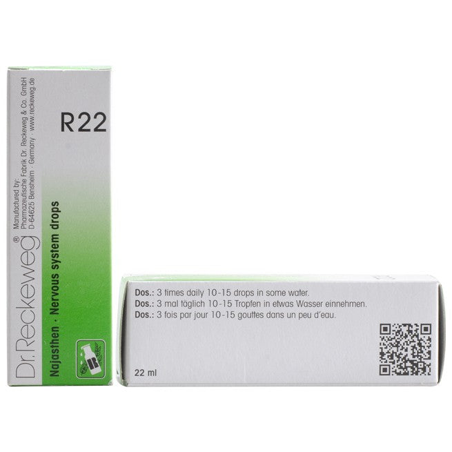 Dr Reckeweg R22 (Najasthen-Nervous system Drops) (22ml, Pack of 1)