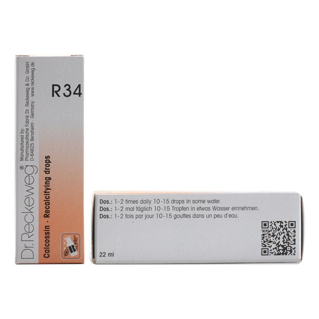 Dr Reckeweg R34 (Calcossin-Recalcifying Drops) (22ml, Pack of 1)