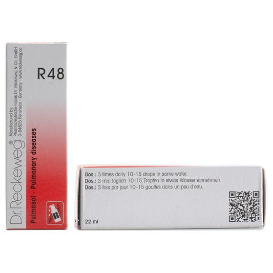 Dr Reckeweg R48 (Pulmosol-Pulmonary Respiratory Diseases) (22ml, Pack of 1)
