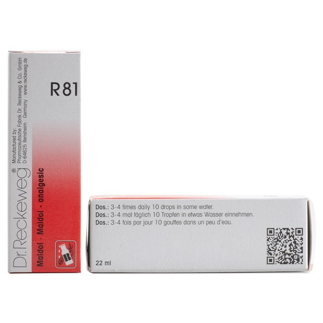 Dr Reckeweg R81 (Maldol - Analgesic Drops) (22ml, Pack of 1)