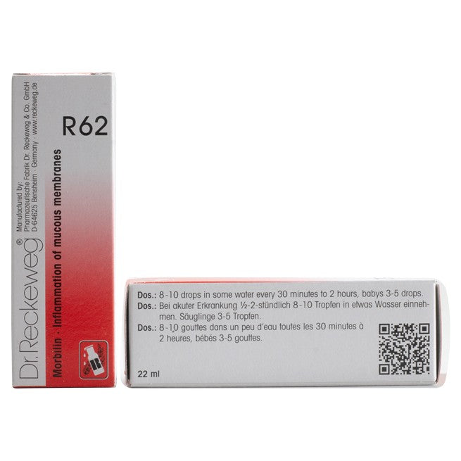 Dr Reckeweg R62 (Morbillin - Measles Drops) (22ml, Pack of 1)