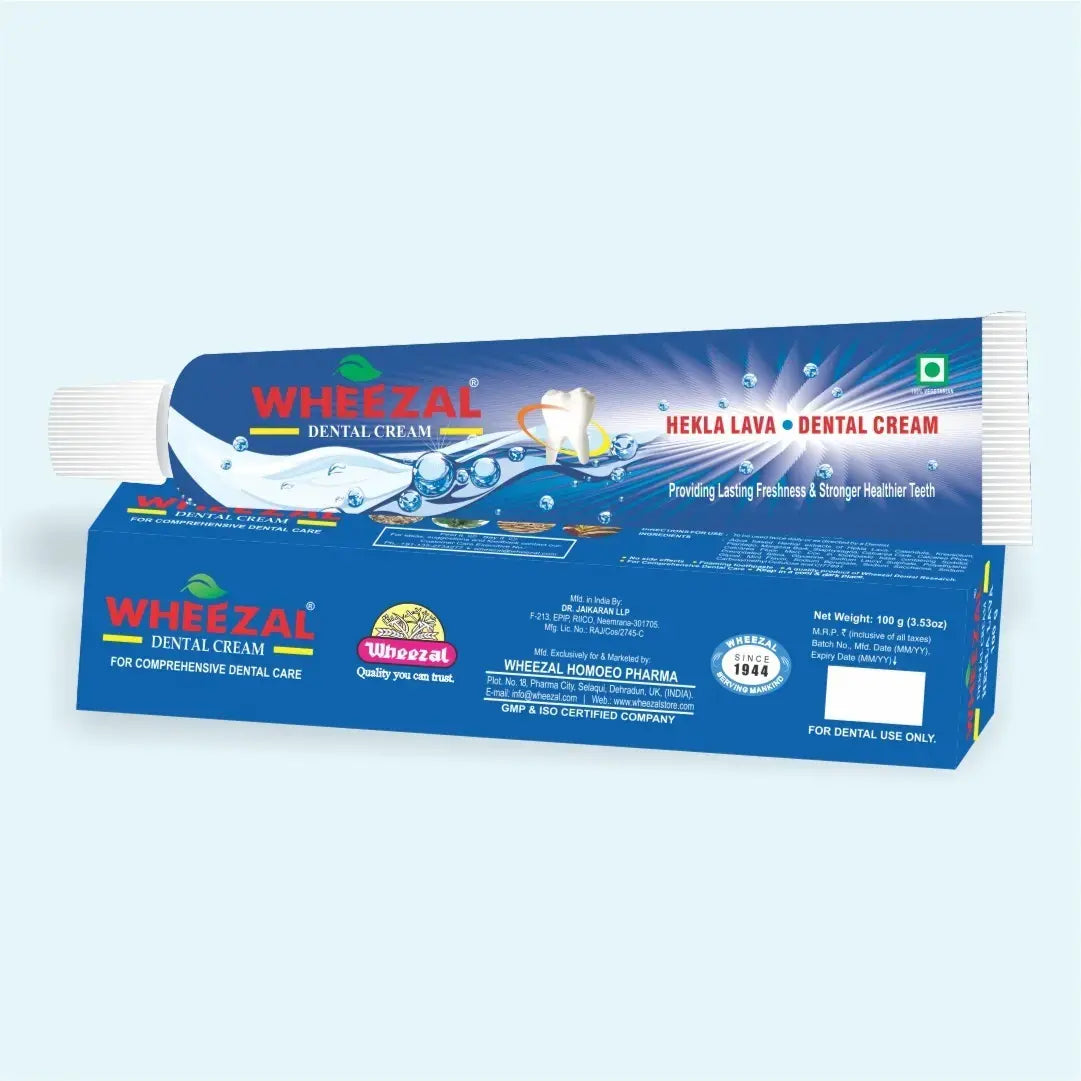 Wheezal Hekla Lava Dental Cream (100gm, Pack of 1)