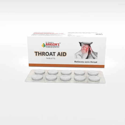 "Bakson Throat Aid Tablets Strip