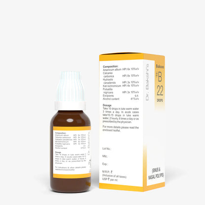 Bakson B22 Sinus Drops (30ml, Pack of 1)