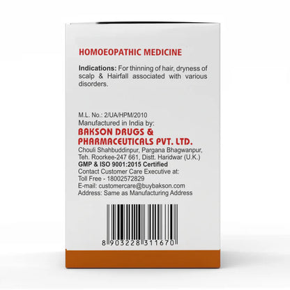 Bakson AC#9 Tablets
