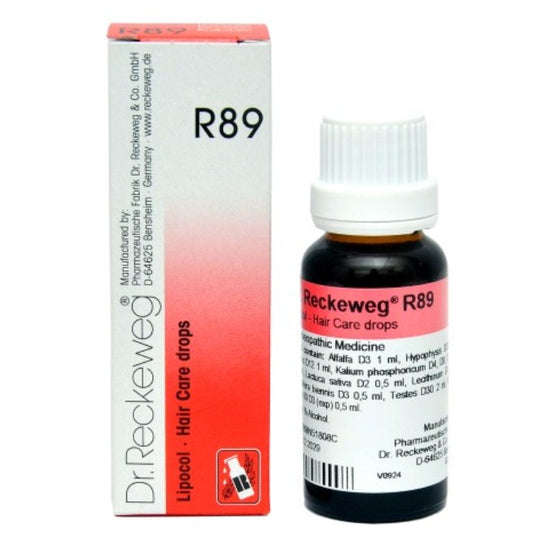 Dr Reckeweg R89 (Lipocol - Hair Care Drops) (22ml, Pack of 1)
