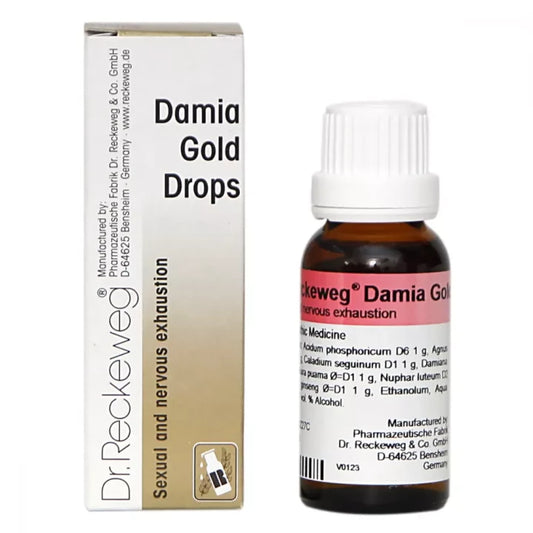 Dr Reckeweg R109 Damia Gold Drops (Sexual and nervous Exhaustion Drops)(22ml, Pack of 1)