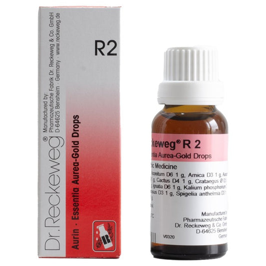Dr Reckeweg R2 (Aurin-Heart Efficiency-Gold Drops) (22ml, Pack of 1)