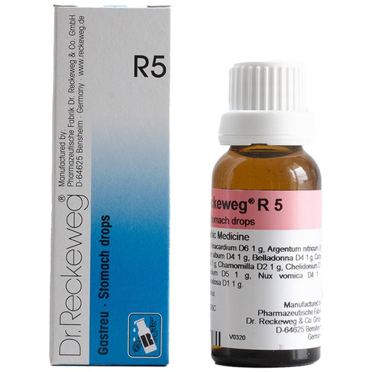 Dr Reckeweg R5 (Gastreu-Stomach and Digestion Drops) (22ml, Pack of 1)