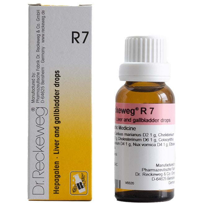 Dr Reckeweg R7 (Hepagalen-Liver and Gallbladder Drops) (22ml, Pack of 1)