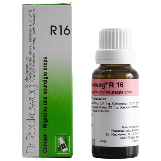 Dr Reckeweg R16 (Cimisan-Migraine and Headache Drops) (22ml, Pack of 1)