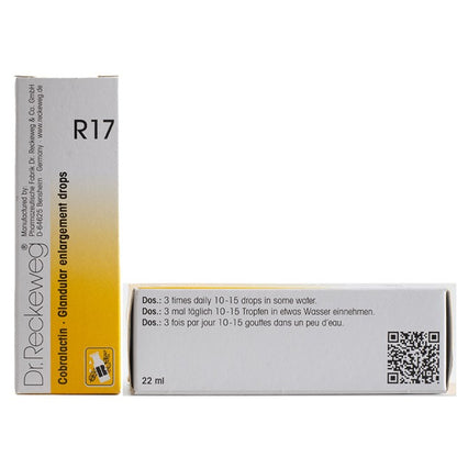 Dr Reckeweg R17 (Cobralactin-Abnormal Tissue growth Drops) (22ml, Pack of 1)