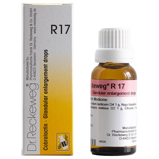 Dr Reckeweg R17 (Cobralactin-Abnormal Tissue growth Drops) (22ml, Pack of 1)