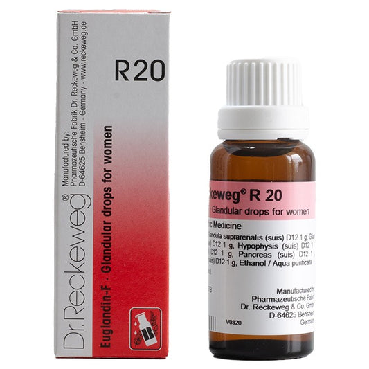 Dr Reckeweg R20 (Euglandin-F-Glandular Drops for Women) (22ml, Pack of 1)