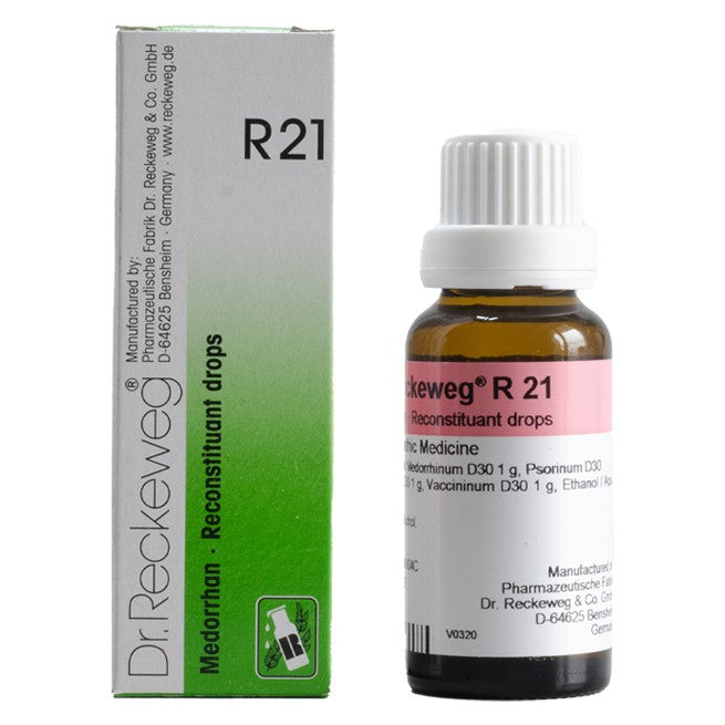 Dr Reckeweg R21 (Medorrhan-Reconstituant Drops) (22ml, Pack of 1)