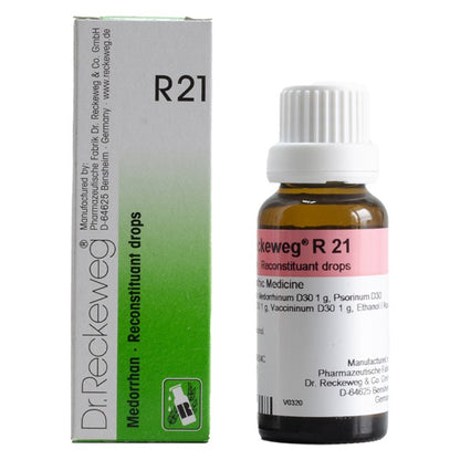 Dr Reckeweg R21 (Medorrhan-Reconstituant Drops) (22ml, Pack of 1)