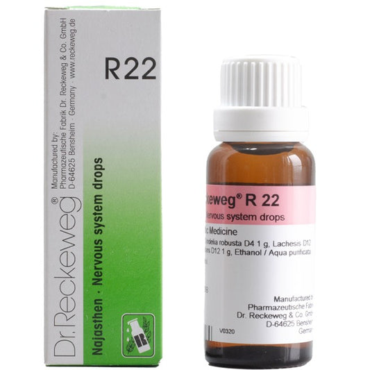Dr Reckeweg R22 (Najasthen-Nervous system Drops) (22ml, Pack of 1)