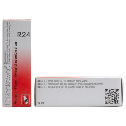 Dr Reckeweg R24 (Pleurasin-Pleura, Intercostal Neuralgia Drops) (22ml, Pack of 1)