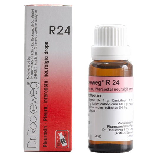 Dr Reckeweg R24 (Pleurasin-Pleura, Intercostal Neuralgia Drops) (22ml, Pack of 1)