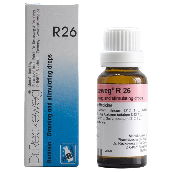 Dr Reckeweg R26 (Remisin-Draining and Stimulating Drops) (22ml, Pack of 1)