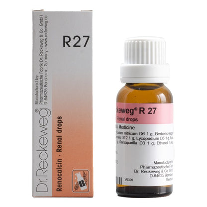 Dr Reckeweg R27 (Renocalcin-Kidney Stone Drops) (22ml, Pack of 1)
