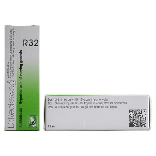 Dr Reckeweg R32 (Antihidrosin-Excessive Perspiration) (22ml, Pack of 1)