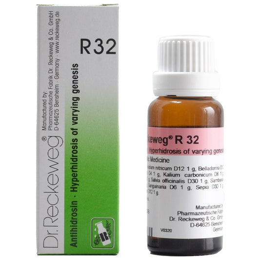 Dr Reckeweg R32 (Antihidrosin-Excessive Perspiration) (22ml, Pack of 1)