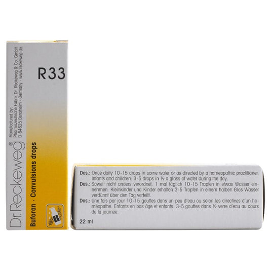 Dr Reckeweg R33 (Buforan-Convulsions Drops) (22ml, Pack of 1)