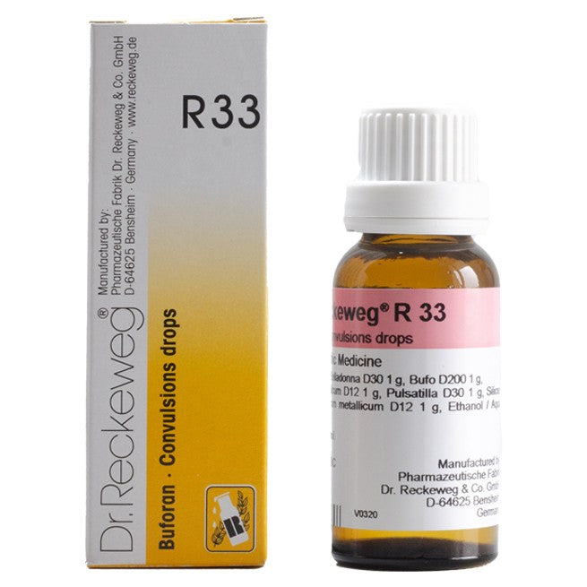 Dr Reckeweg R33 (Buforan-Convulsions Drops) (22ml, Pack of 1)