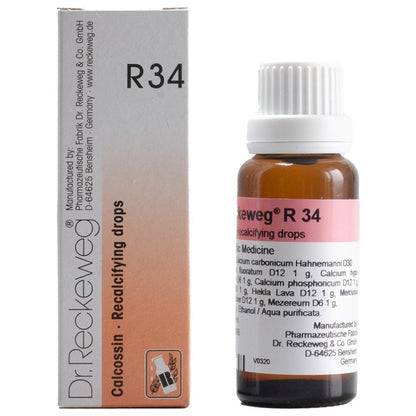 Dr Reckeweg R34 (Calcossin-Recalcifying Drops) (22ml, Pack of 1)