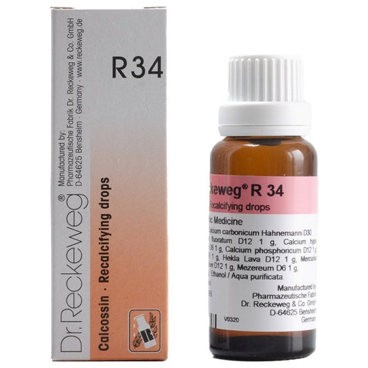 Dr Reckeweg R34 (Calcossin-Recalcifying Drops) (22ml, Pack of 1)