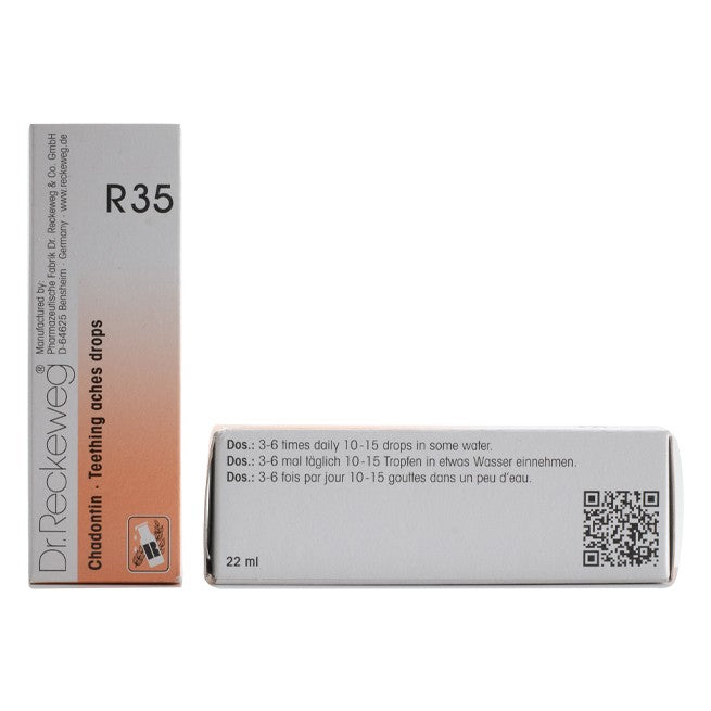 Dr Reckeweg R35 (Chadontin-Teething Aches Drops) (22ml, Pack of 1)