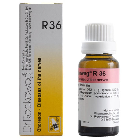Dr Reckeweg R36 (Choresan-Nervous Disease) (22ml, Pack of 1)