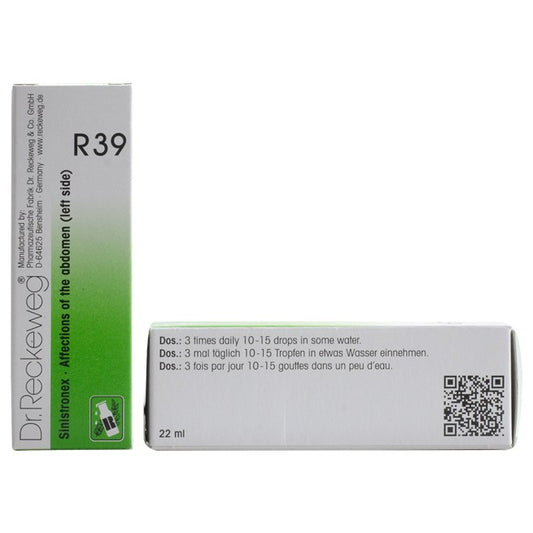 Dr Reckeweg R39 (Sinistronex-Affections of the abdomen-left side) (22ml, Pack of 1)