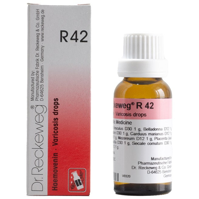 Dr Reckeweg R42 (Haemovenin-Varicose Veins) (22ml, Pack of 1)