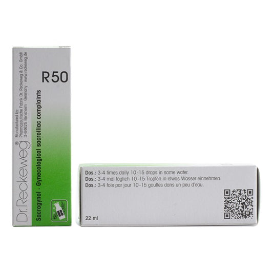 Dr Reckeweg R50 (Sacrogynol-Gynae Sacroiliac complaints) (22ml, Pack of 1)