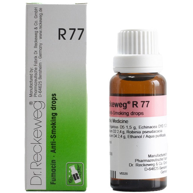 Dr Reckeweg R77 (Fumacin - Anti-Smoking Drops) (22ml, Pack of 1)