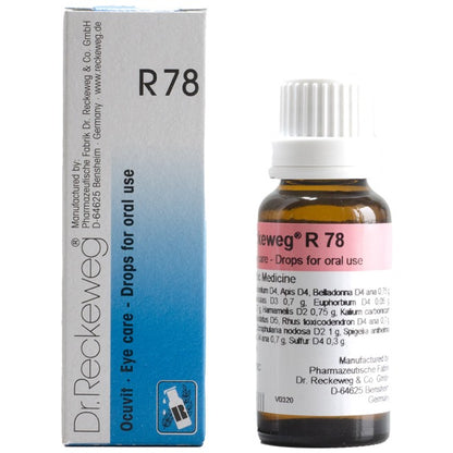 Dr Reckeweg R78 (Ocuvit - Eye care - Drops for drinking) (22ml, Pack of 1)