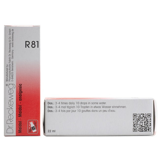 Dr Reckeweg R81 (Maldol - Analgesic Drops) (22ml, Pack of 1)