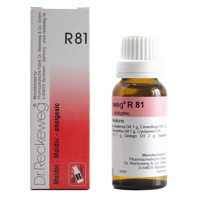 Dr Reckeweg R81 (Maldol - Analgesic Drops) (22ml, Pack of 1)