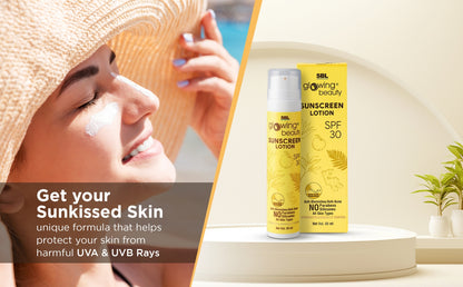 SBL Glowing Beauty Sunscreen Lotion SPF 30 (50ml, Pack of 1)