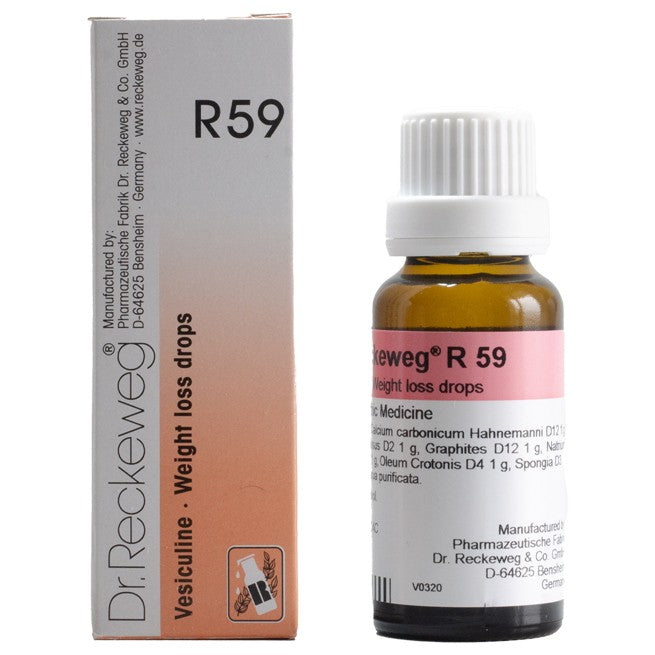 Dr Reckeweg R59 (Vesiculine - Weight Loss Drops ) (22ml, Pack of 1)