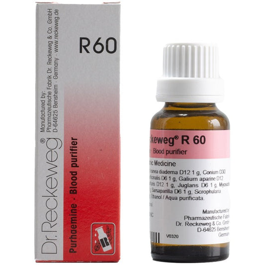 Dr Reckeweg R60 (Purhaemine - Blood Purifier Drops) (22ml, Pack of 1)