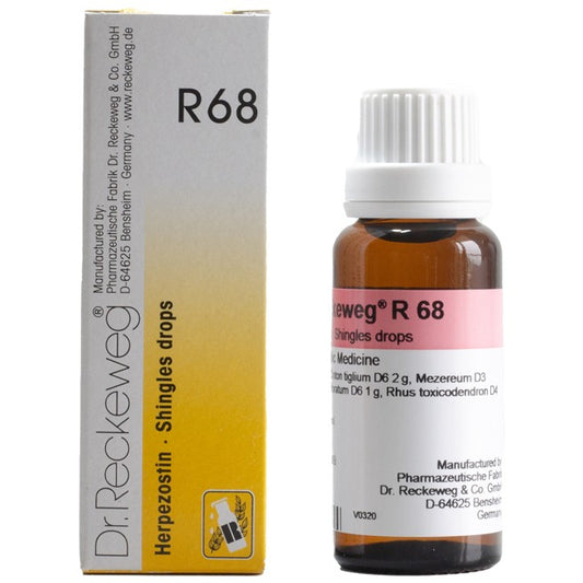 Dr Reckeweg R68 (Herpezostin - Shingles skin rash Drops ) (22ml, Pack of 1)