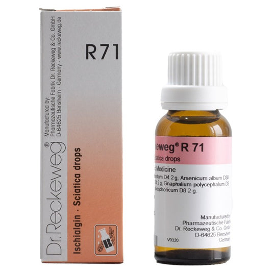 Dr Reckeweg R71 (Ischialgin - Sciatica Drops) (22ml, Pack of 1)