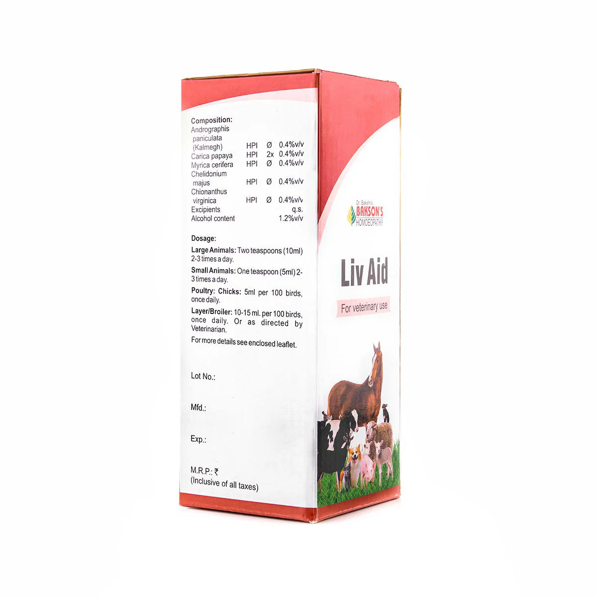 Bakson Veterinary Liv Aid Tonic