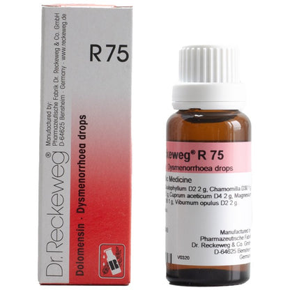 Dr Reckeweg R75 (Dolomensin - Labour Pains and Menstrual cramps) (22ml, Pack of 1)