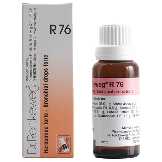 Dr Reckeweg R76 (Herbamine Forte - Bronchial Forte Drops) (22ml, Pack of 1)
