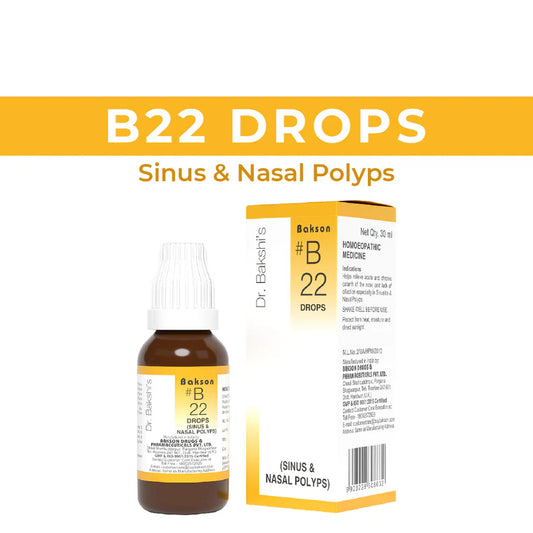 Bakson B22 Sinus Drops (30ml, Pack of 1)